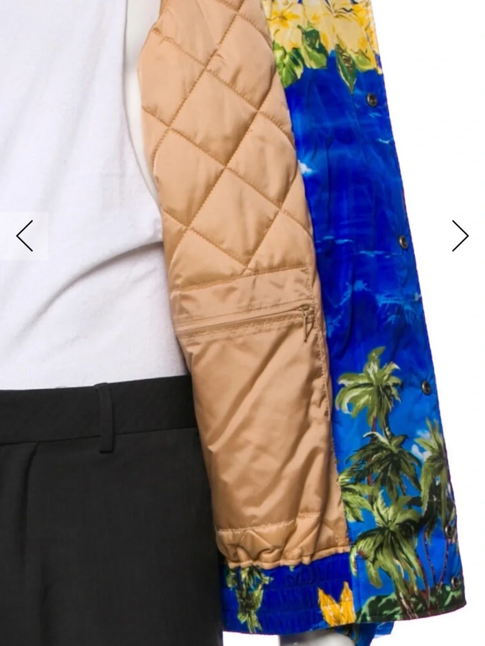 NWT 2022 Gucci Logo Souvenir Los Angeles Print Nylon Jacket, XL/48